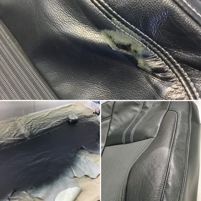 Sonderauftrag: Leder in Originalfarbton war nicht mehr zu bekommen.Also Leder entsprechend umpigmentiert und gegen defektes Leder ausgetauscht.Die Kontrastnaht konnte also im Originalfarbton wieder hergestellt werden......Manchmal lohnt sich ein Umweg,um ein originales Stück zu erhalten.....