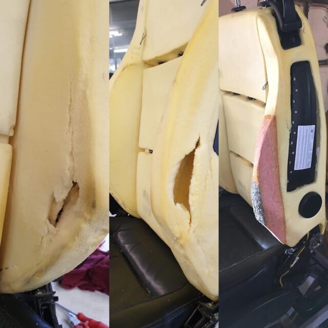 Dem Kunden war an seinem „neuen Gebrauchten“ die Fahrersitz-Wange zu weich🙈.....warum wohl? Naja, zum Glück gibt es den Interieur- Reparateur.Beim Kauf einen guten Preis erziehlt und durch die Aufarbeitung im Wert gewonnen.So einfach geht‘s👍🏻